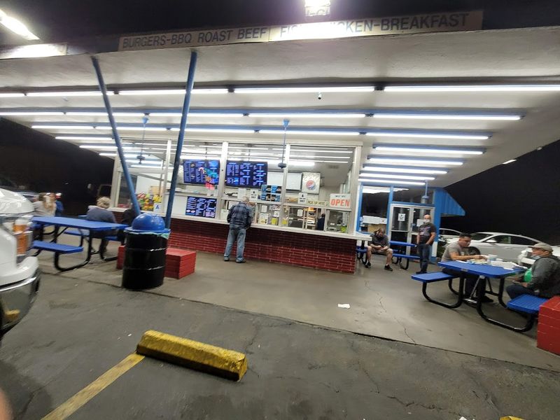 Outdoor Seating and Old-School Drive-In Atmosphere Outdoor Seating and Old-School Drive-In Atmosphere