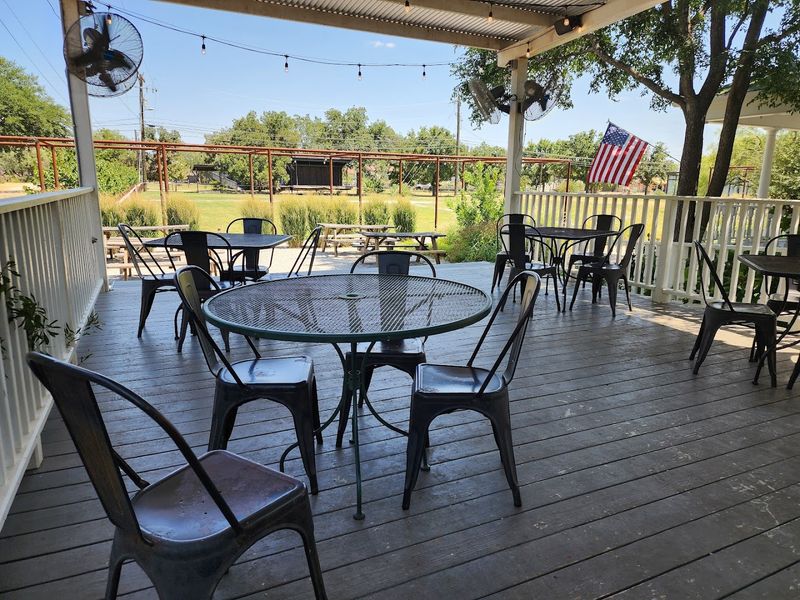 Outdoor Seating and Open Bar Atmosphere
