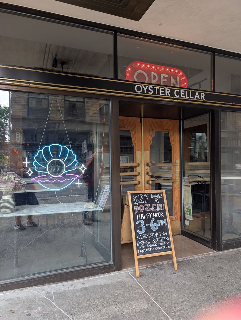 Oyster Cellar - Seattle, Washington Oyster Cellar - Seattle, Washington