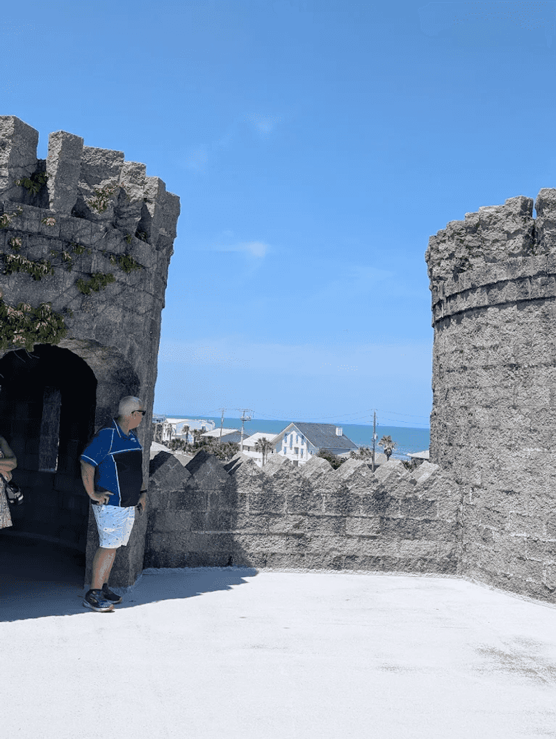 Panoramic Ocean Views From the Castle Rooftop