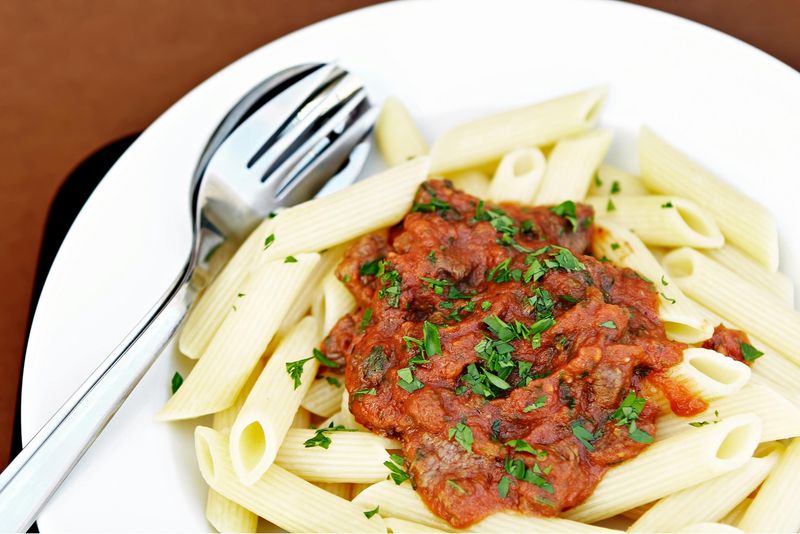 Pasta with sauce