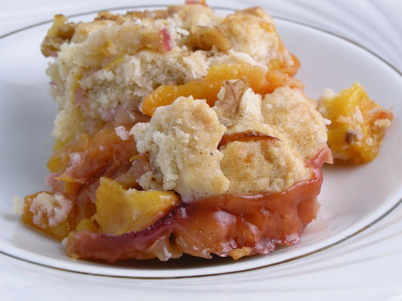 Peach cobbler