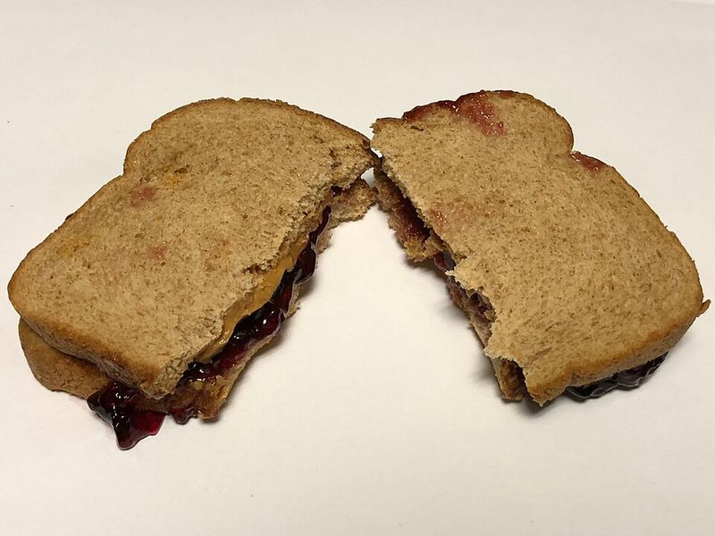 Peanut Butter And Jelly Sandwiches