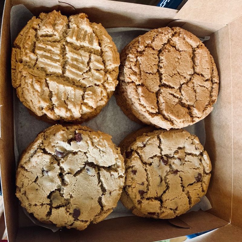 Peanut Butter Cookies That Demand a Big Cold Glass of Milk