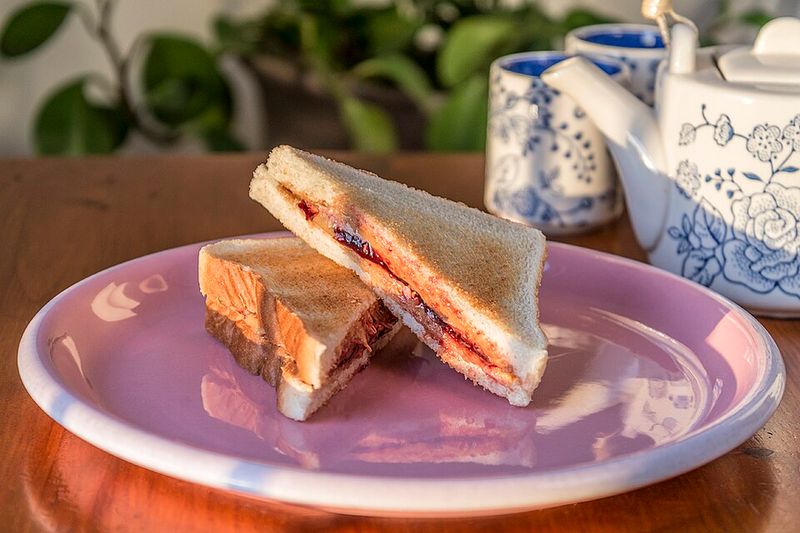 Peanut butter and jelly sandwiches