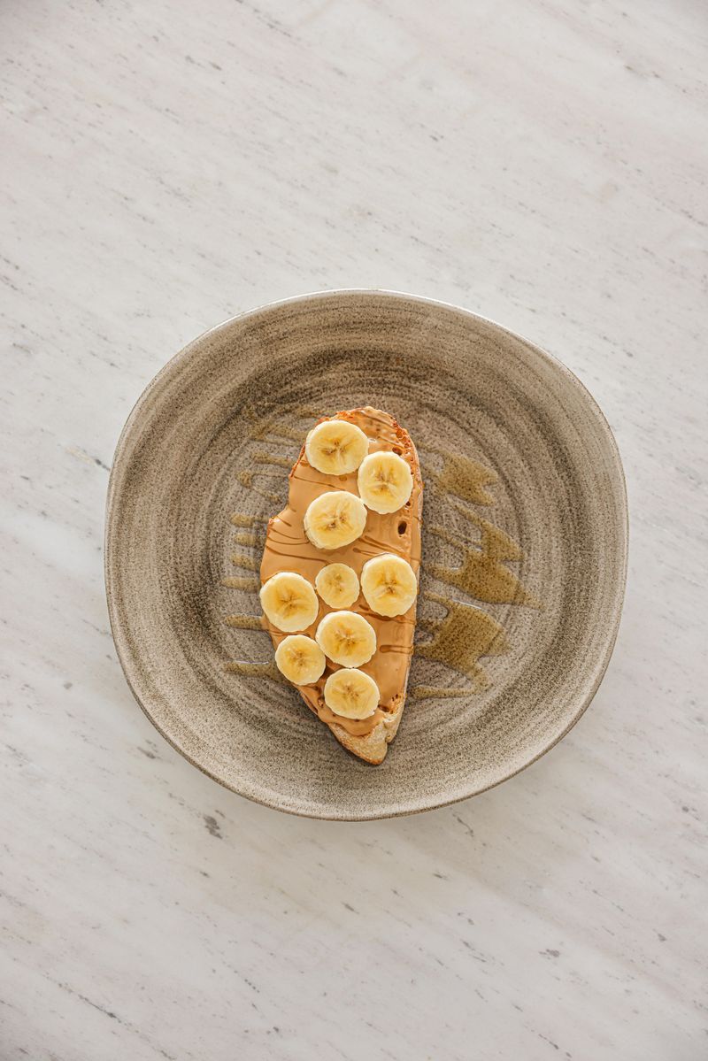 Peanut butter banana toast