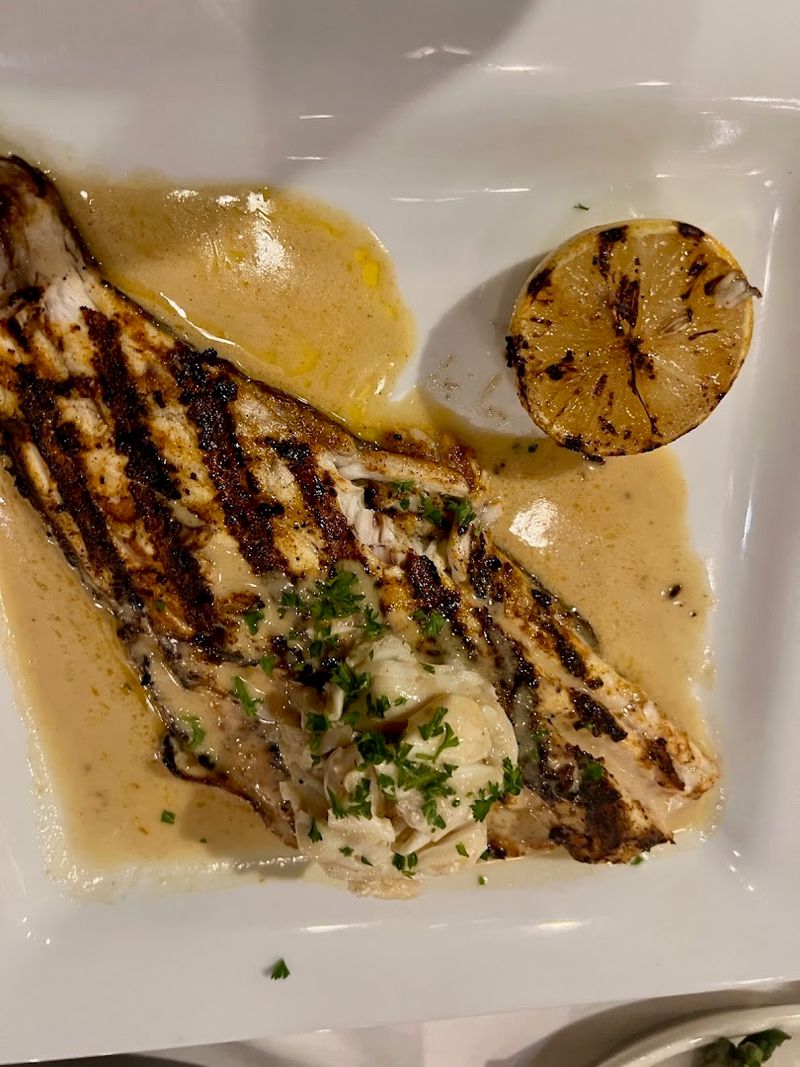 Pecan Crusted Snapper with Pasta Pesto