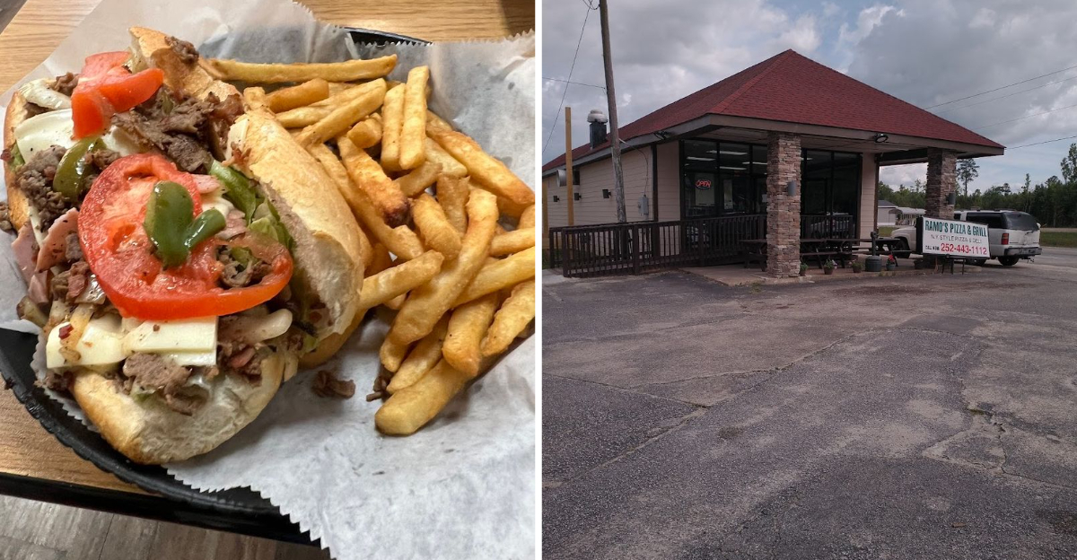 People across North Carolina travel for the famous Philly cheesesteak at this humble pizzeria