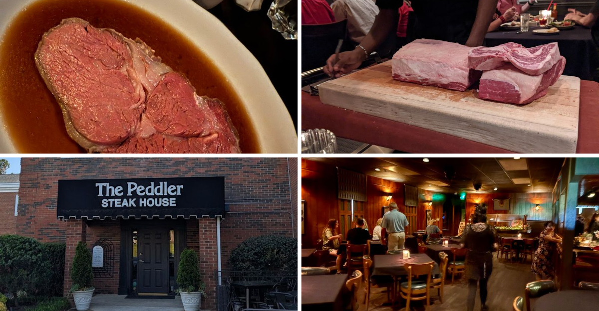People across North Carolina travel for the mouth watering prime rib at this old timey restaurant