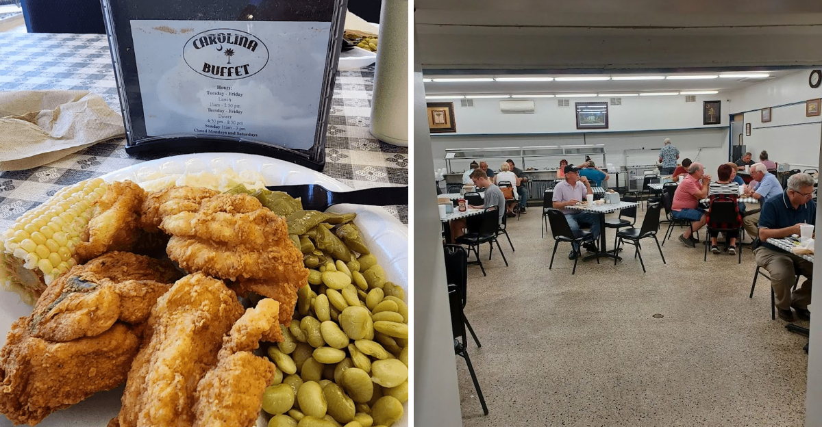 People across South Carolina travel to this all you can eat buffet for its fried chicken