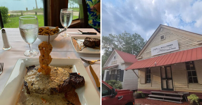 People drive for hours to try the filet mignon at this cozy South Carolina steakhouse