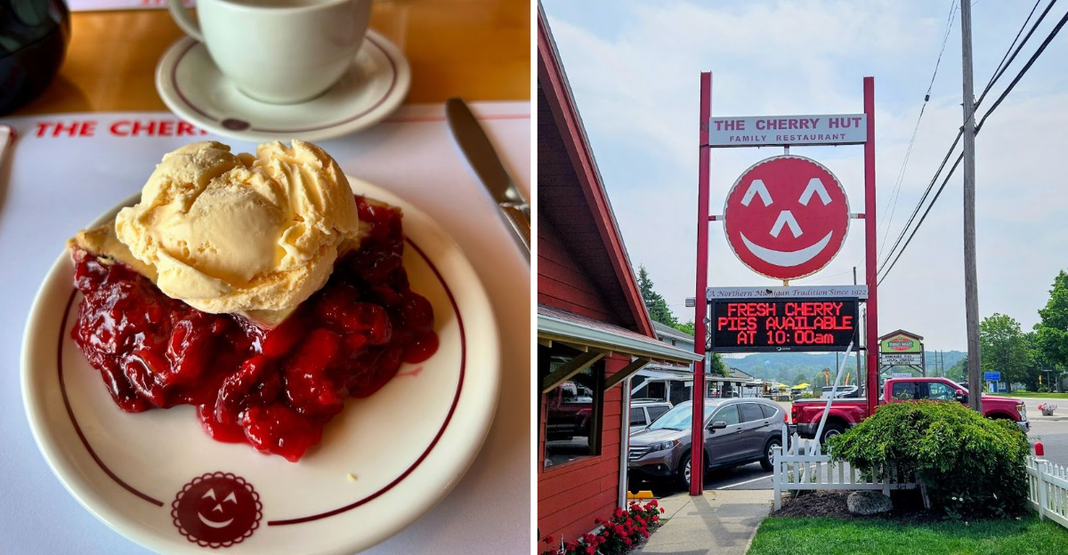 People from all over Michigan make the trip to this legendary pie shop for a taste of its famous desserts
