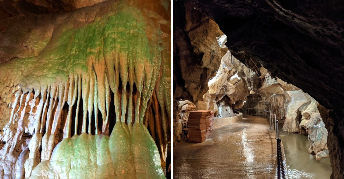 People from all over North Carolina travel to explore this gorgeous surreal cave with breathtaking views