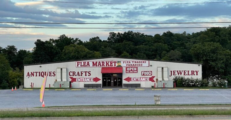 People from all over Tennessee hunt for bargains at this enormous indoor flea market