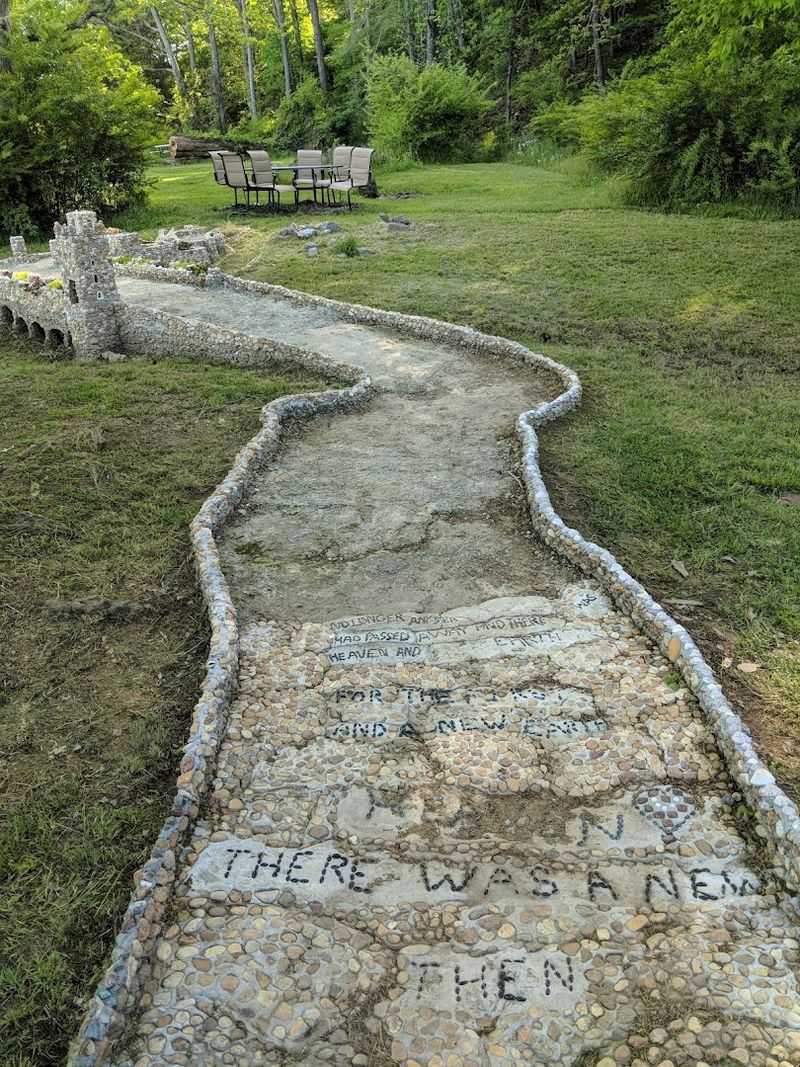 Picnic Tables, Green Grass, and a Tiny River for Relaxing