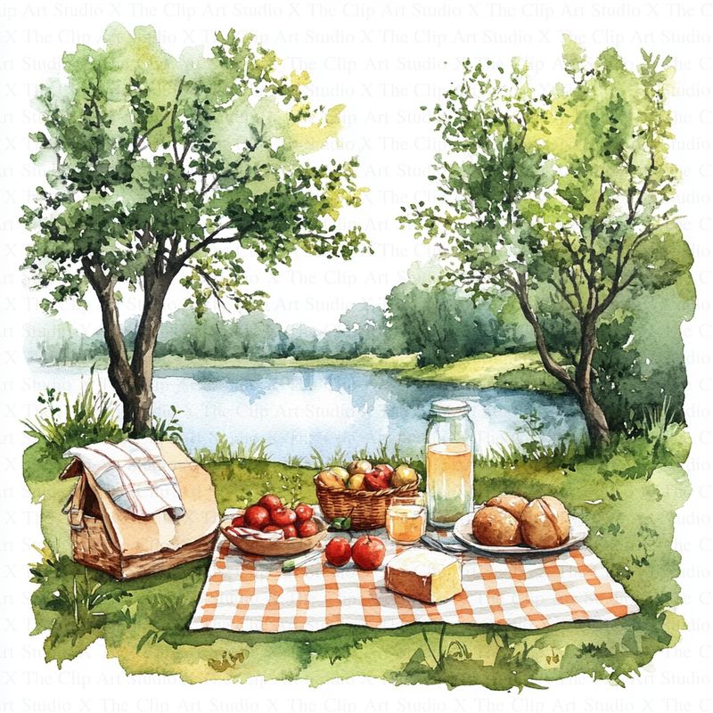 Picnicking in a Setting That Feels Like a Painting