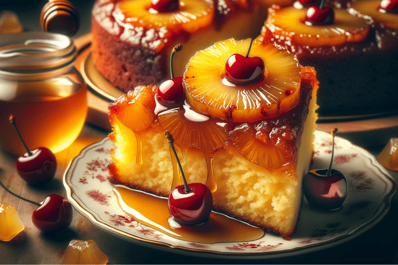 Pineapple upside-down cake
