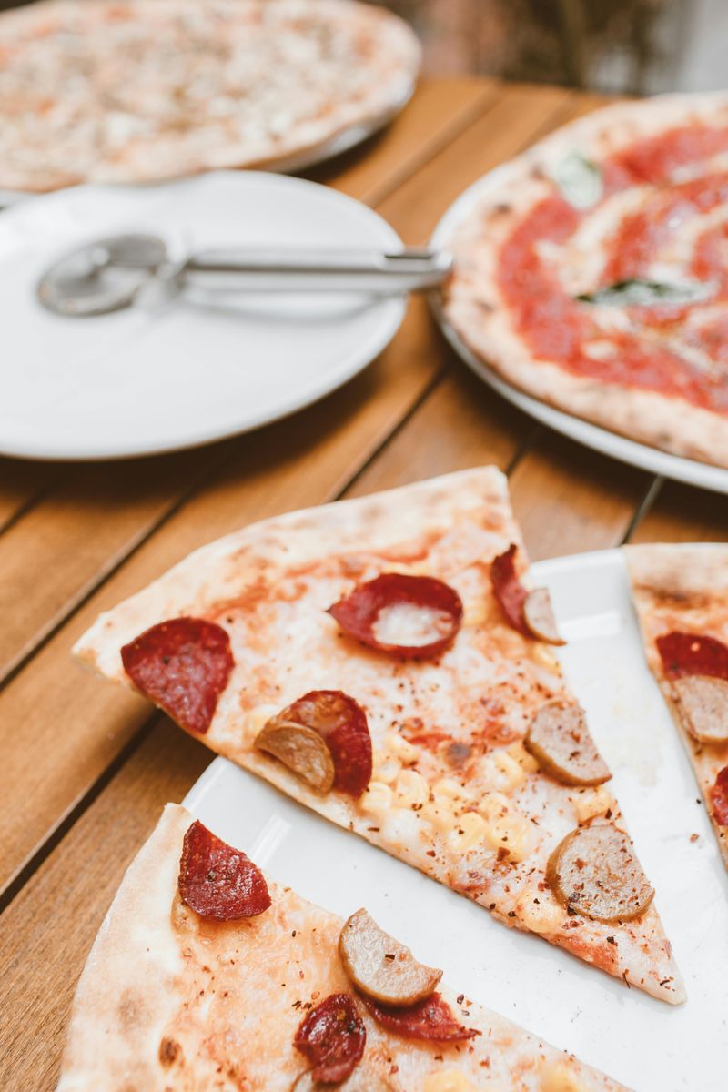 Pizza slices