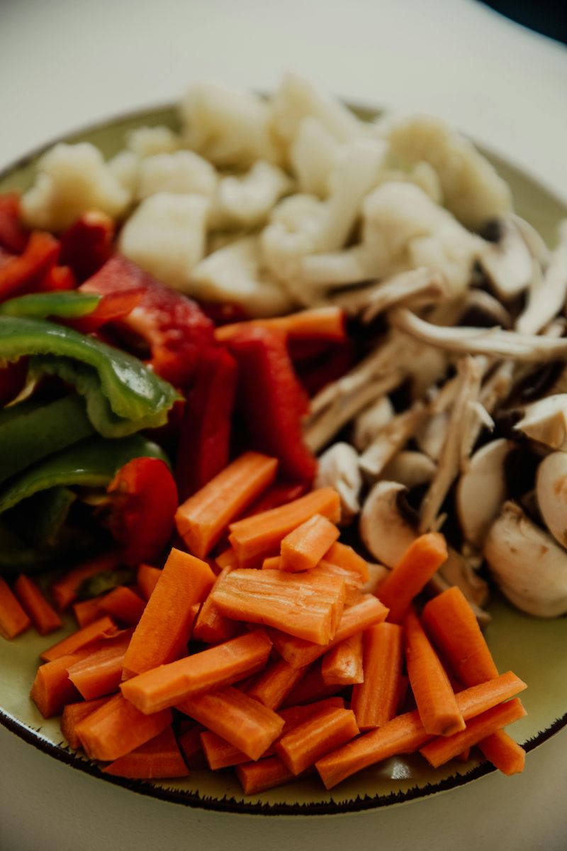 Pre-cut vegetables