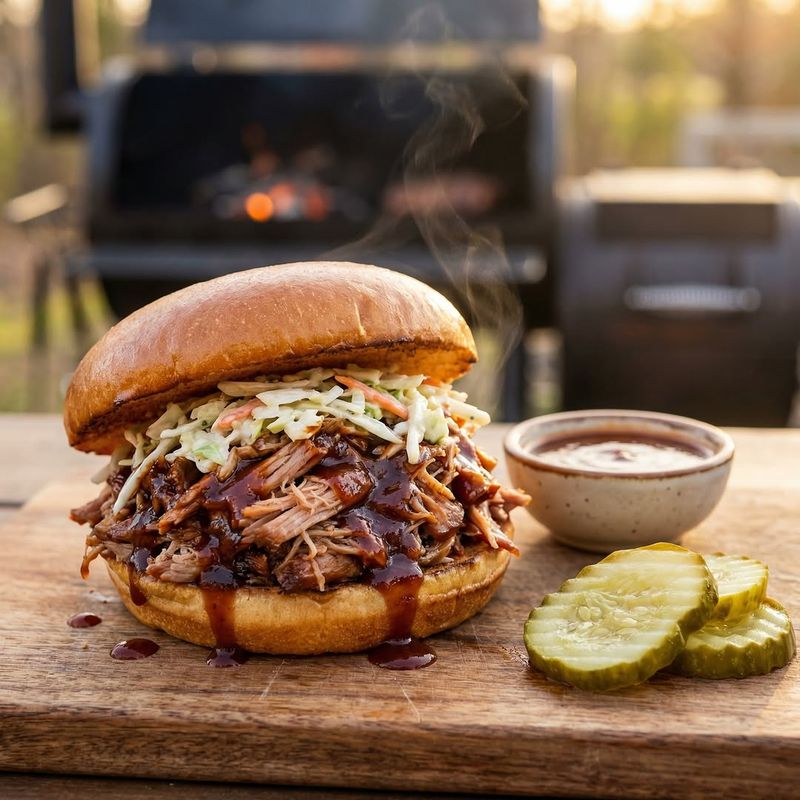 Pulled pork sandwiches Pulled pork sandwiches