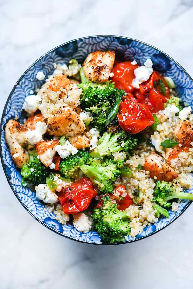Quinoa chicken bowl