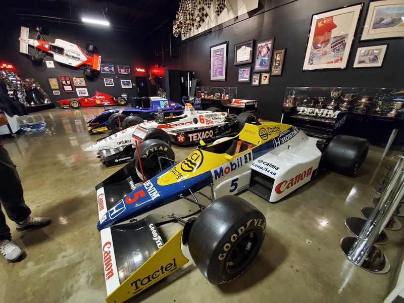 Race Cars Suspended from the Ceiling — Yes, Really