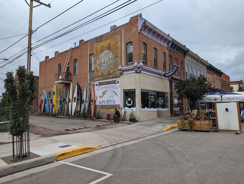 Rainbow-Colored Murals Covering the Town