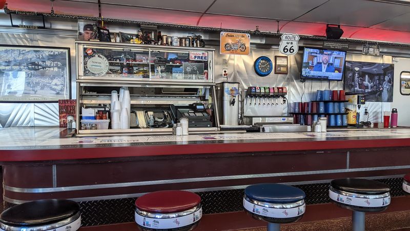 Retro 1950s Diner Atmosphere
