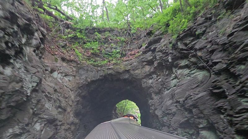Riding Through the Famous Blue Ridge Tunnel Riding Through the Famous Blue Ridge Tunnel