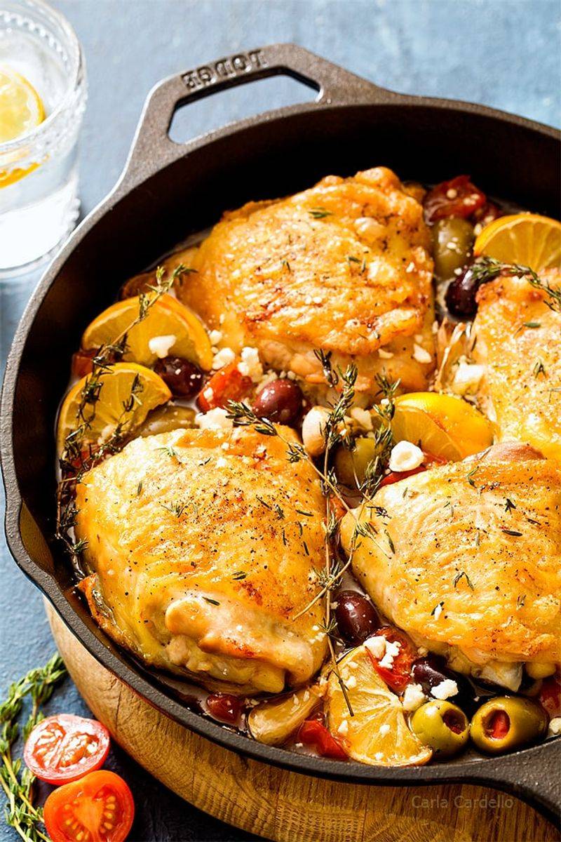 Roasted Mediterranean chicken