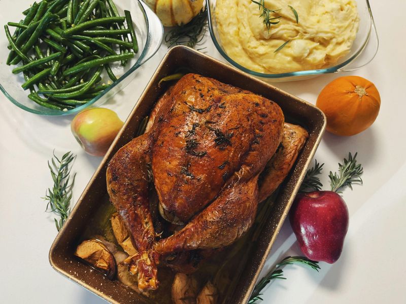 Roasted turkey
