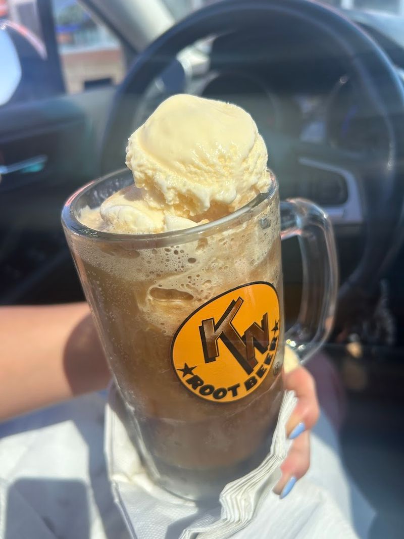 Root Beer Float with Blue Bell Ice Cream