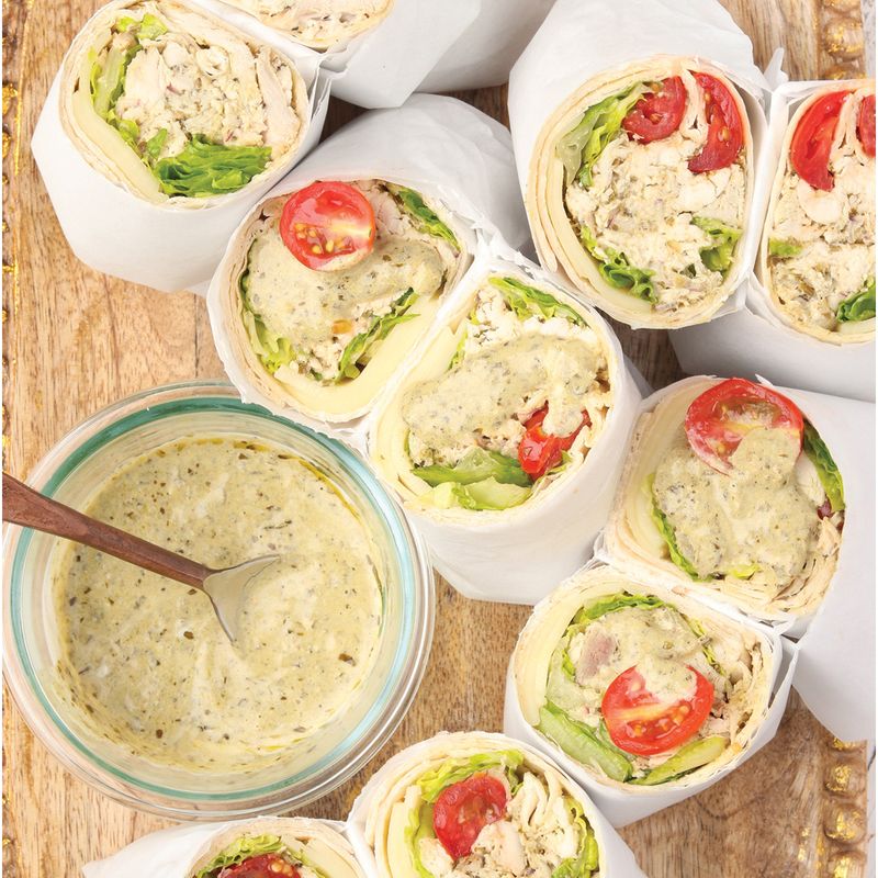 Rotisserie chicken wrap