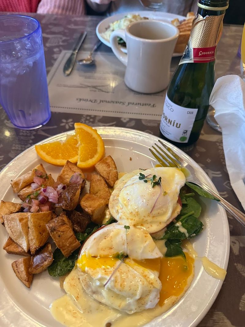 Salmon Benedict With a Sake Bloody Mary Pairing