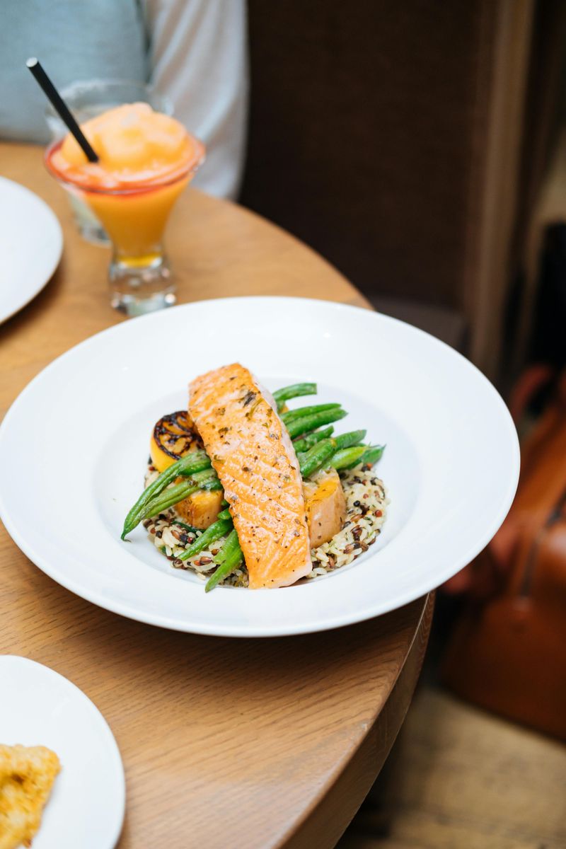 Salmon and quinoa