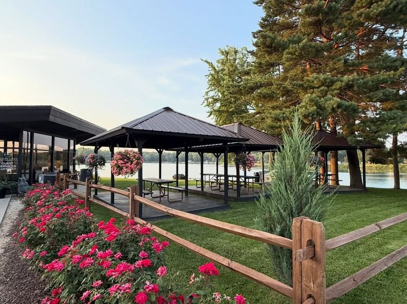 Sandy Beach and Picnic Areas