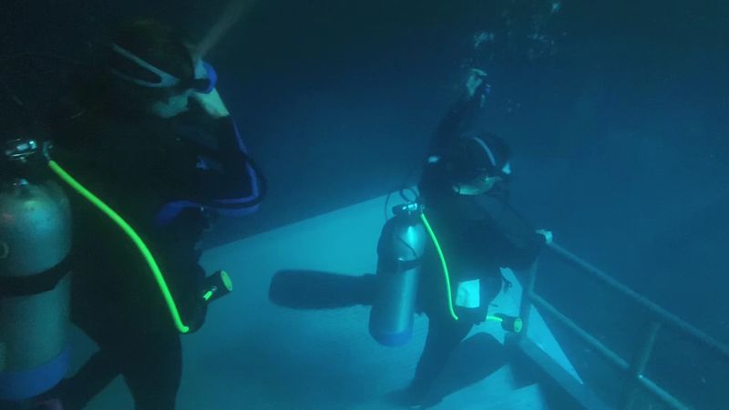 Scuba Diving in a Prehistoric Freshwater Cavern