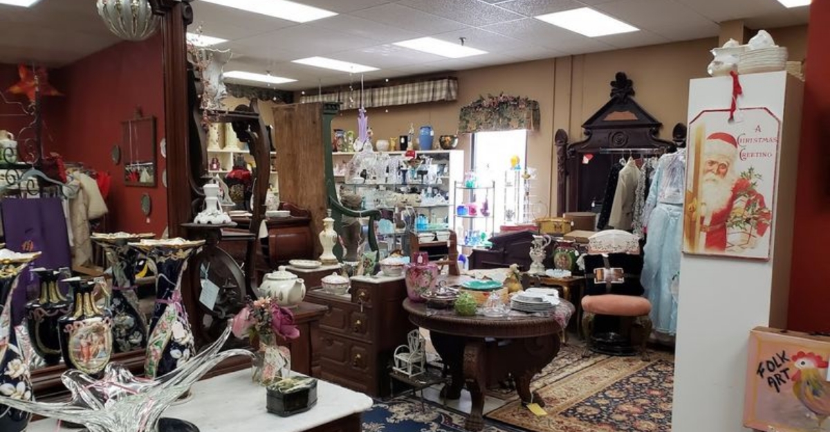 Shoppers across North Carolina travel here to search for rare finds at this huge vintage store