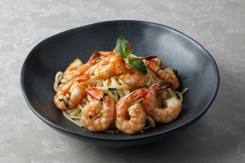 Shrimp pasta