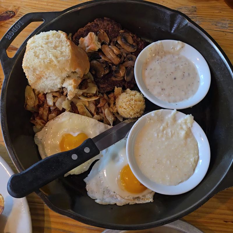 Skillets Served in Cast Iron for Maximum Drama