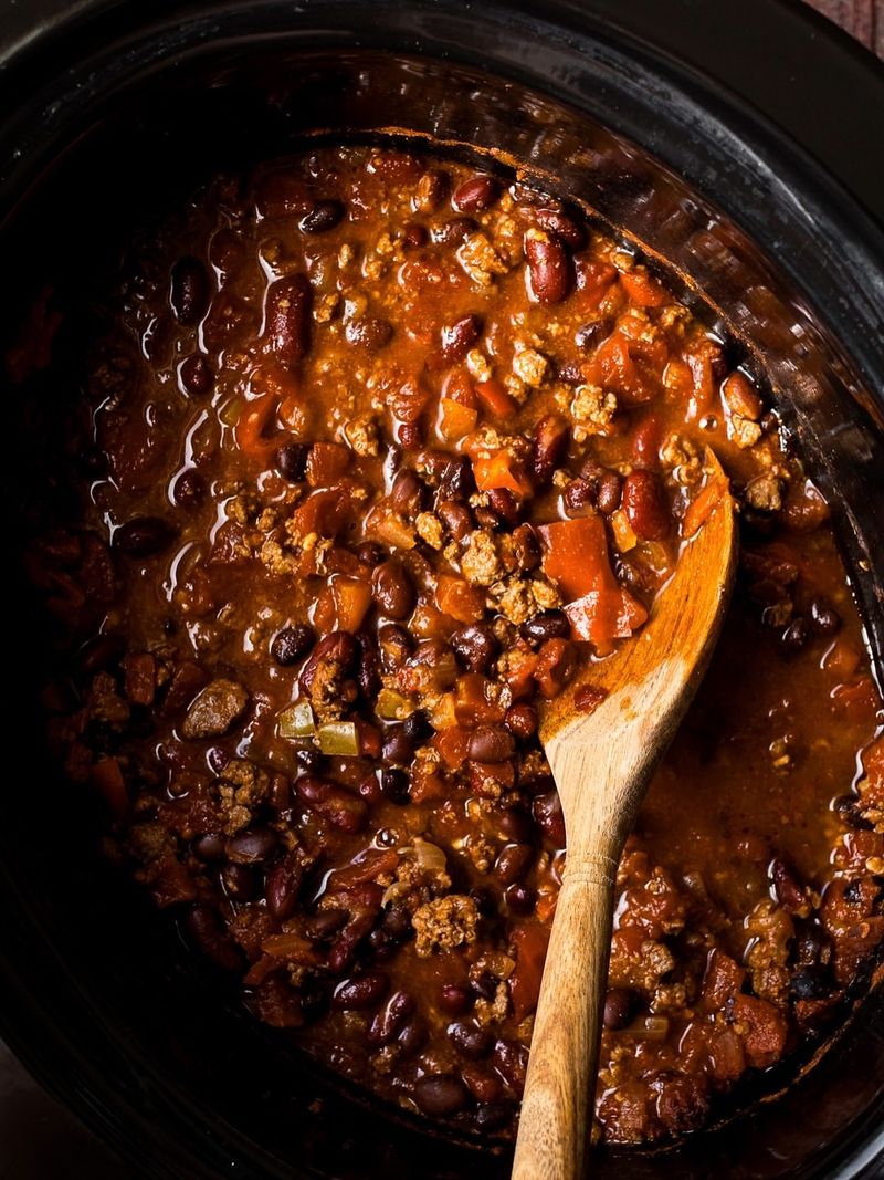 Slow cooker chili Slow cooker chili