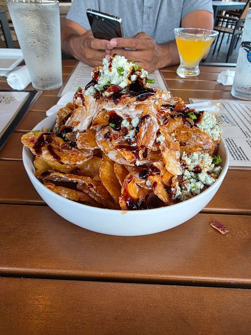 Smoked Shredded Pork on Sweet Potato Fries