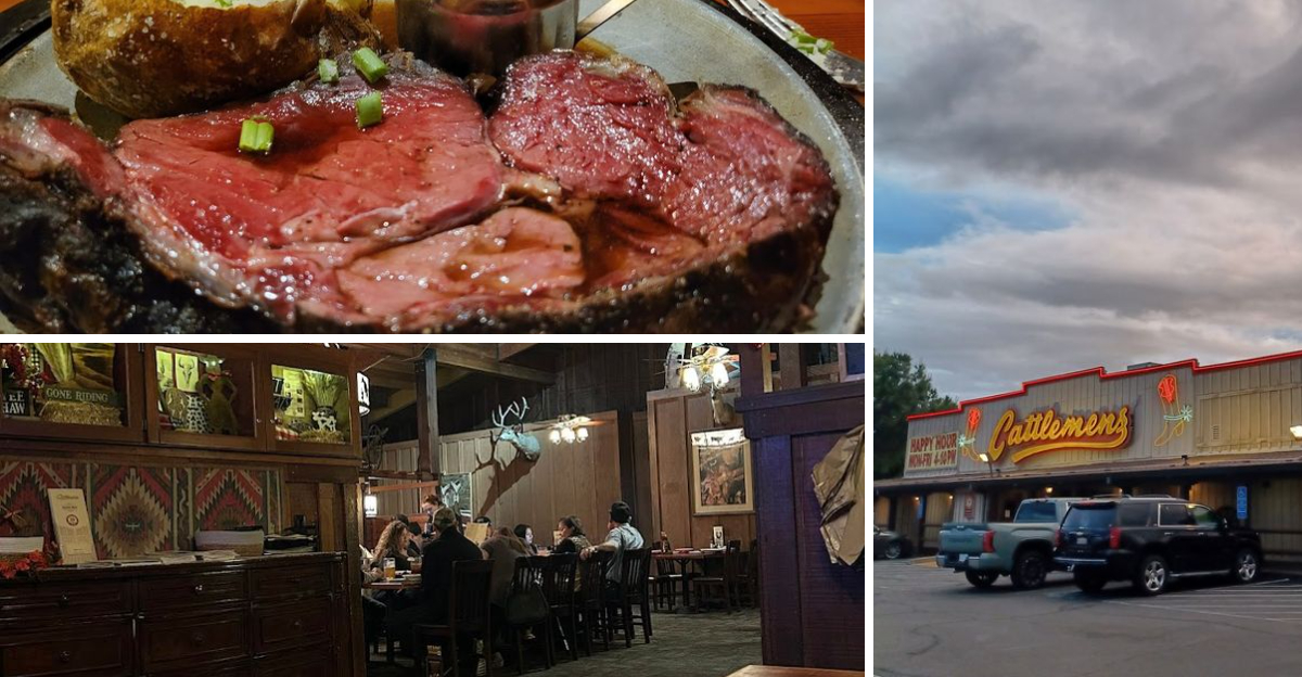 Some of Californias best ribeye steaks are served inside this unassuming restaurant