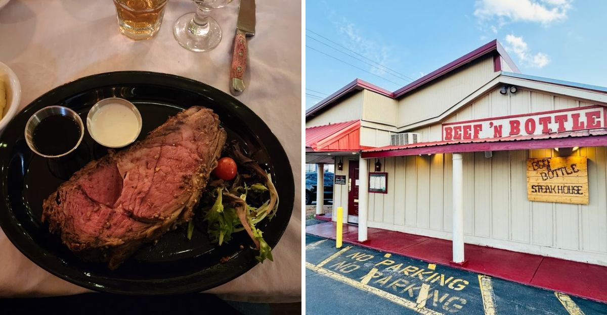 Some of the best prime rib in the South can be found at this old school North Carolina restaurant
