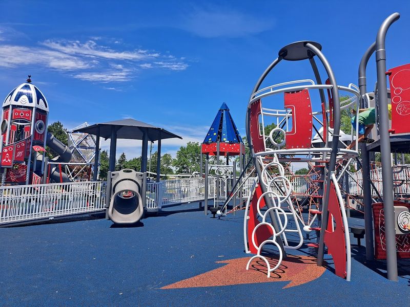 Space-Themed Playground Equipment