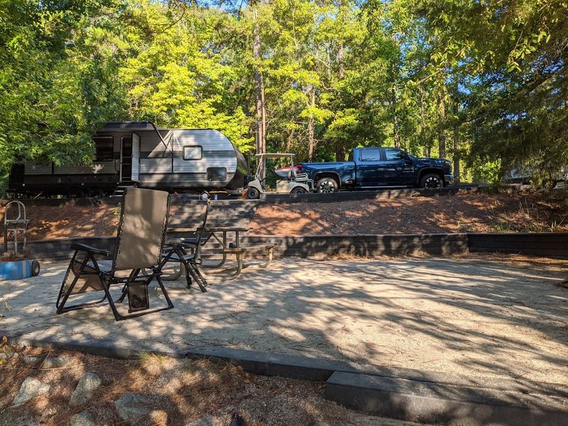 Spacious RV and Electric Sites Along the Water