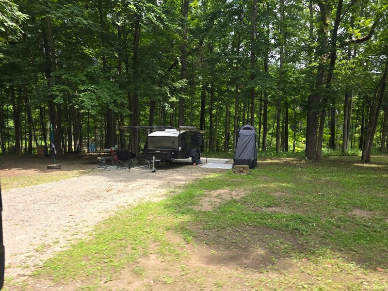 Spacious, Shaded Campsites With an RV-Friendly Setup