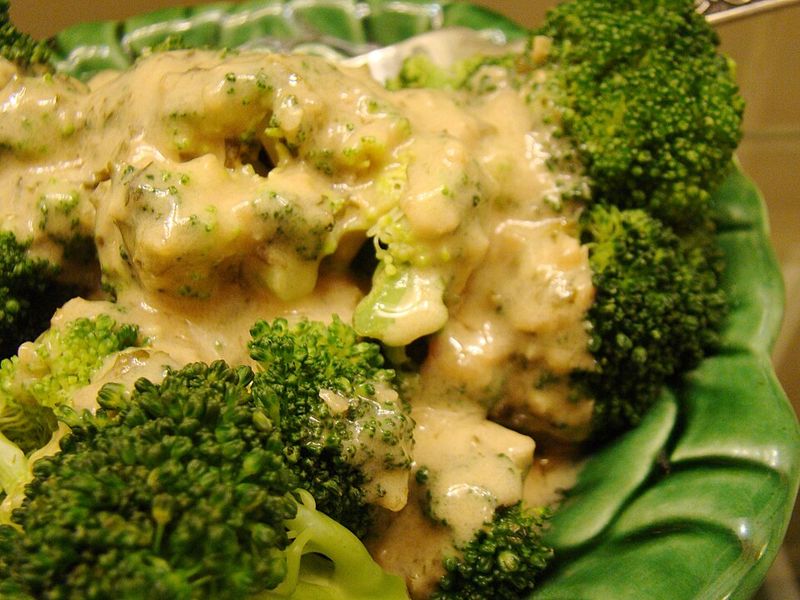 Steamed broccoli