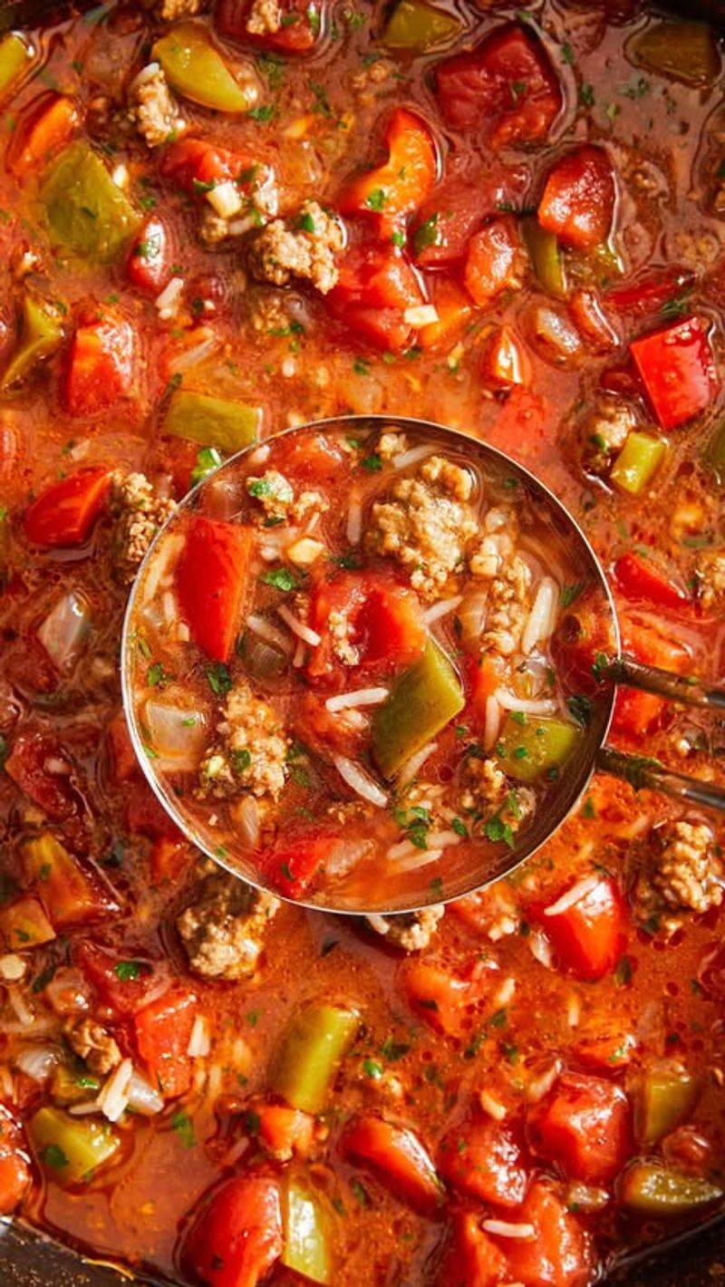 Stuffed pepper soup Stuffed pepper soup