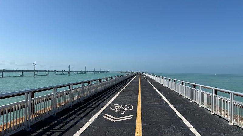 Stunning Ocean Views From the Old Seven Mile Bridge